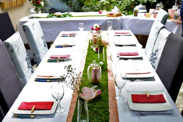 Décoration de table pour un mariage / anniversaire en région parisienne et en Île de France